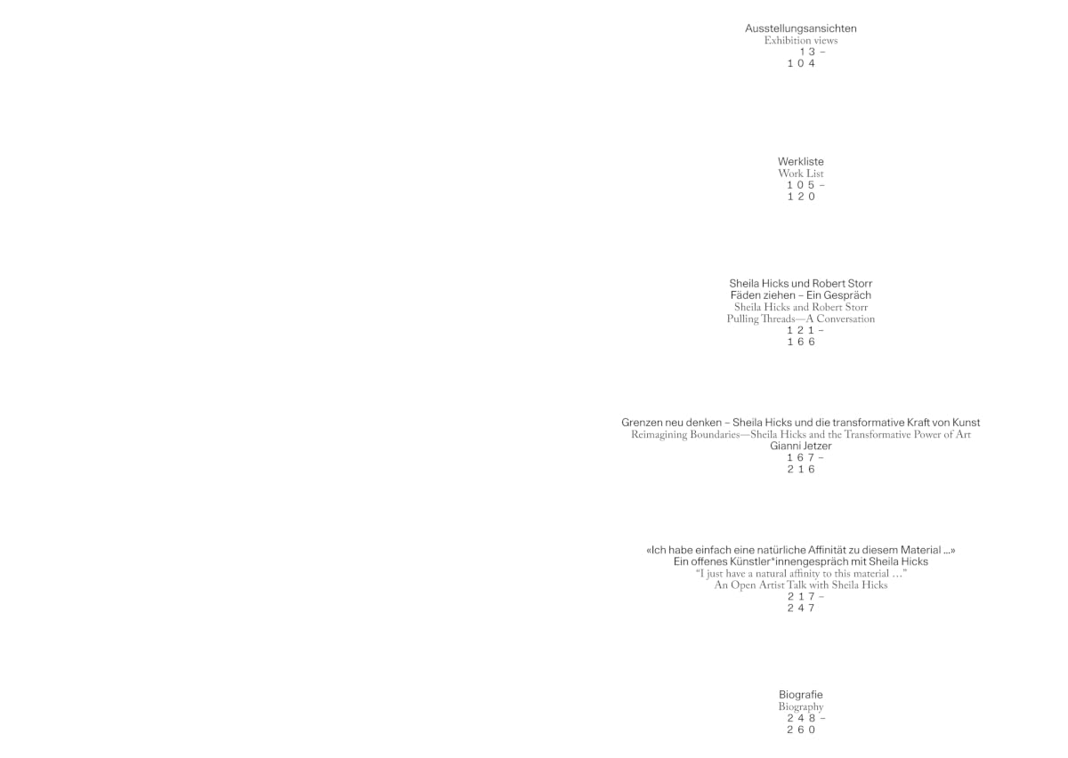 Sheila Hicks (Bilingual edition): a little bit of a lot of things