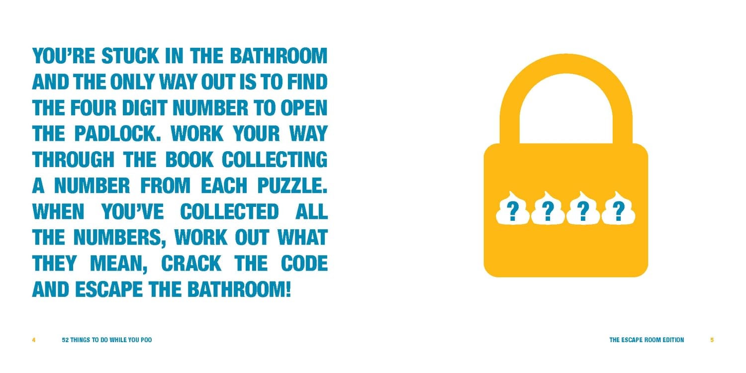 52 Things to Do While You Poo: The Escape Room Edition: The Escape Room Edition