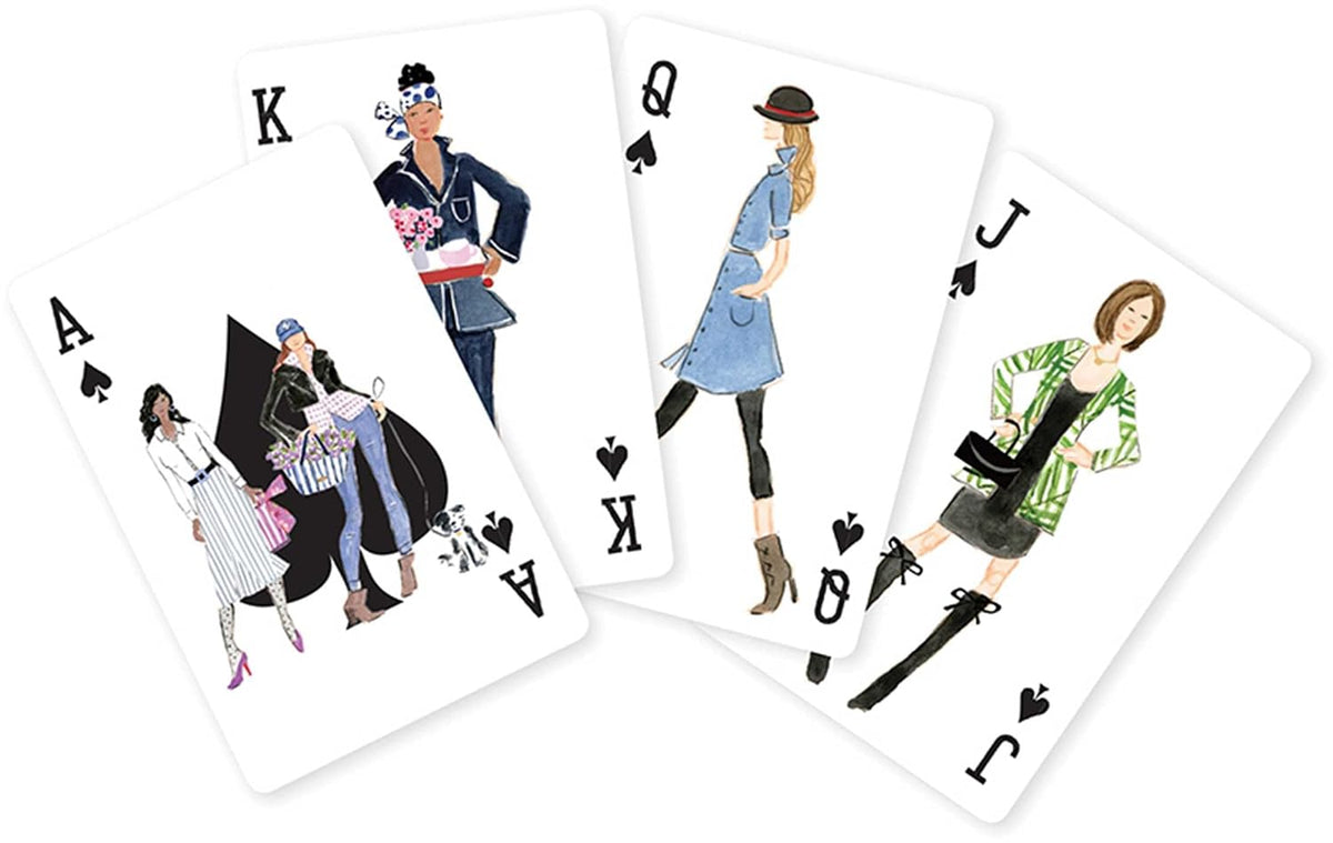 Classic Fashion Illustration Playing Cards