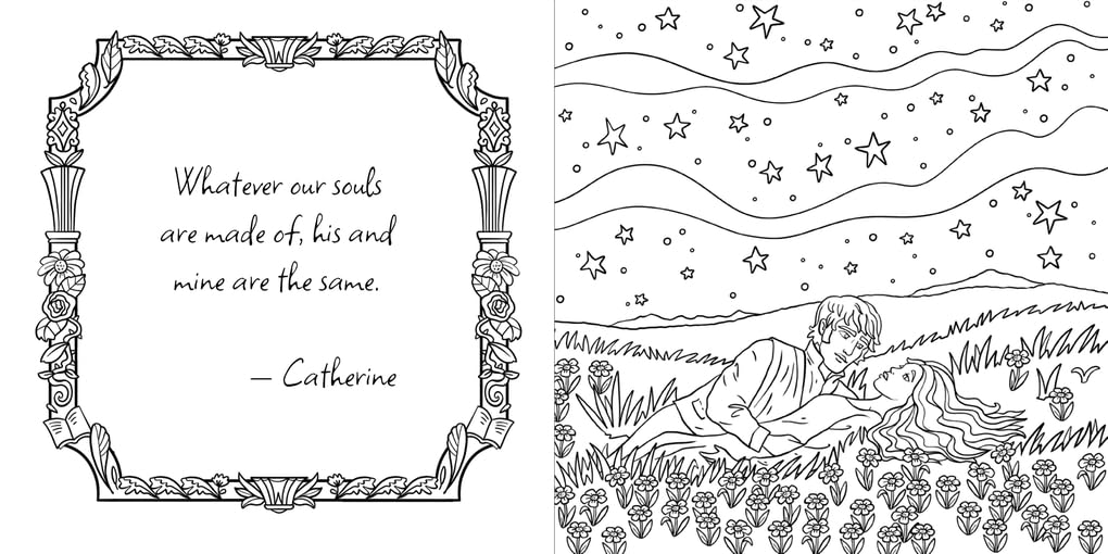 Wuthering Heights Colouring Book