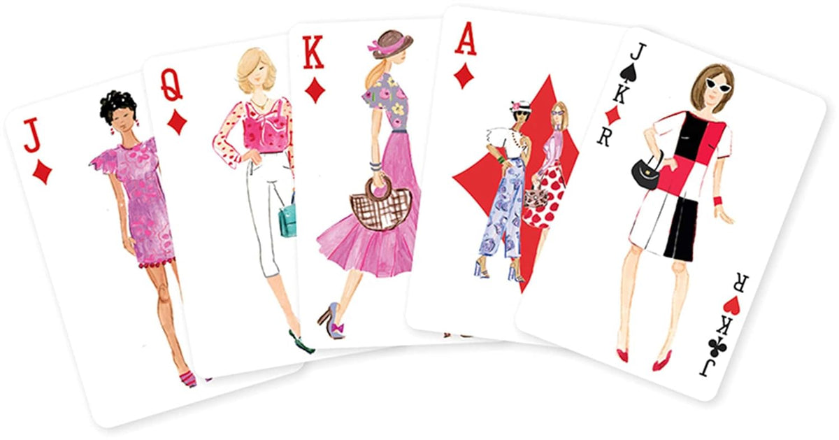 Classic Fashion Illustration Playing Cards