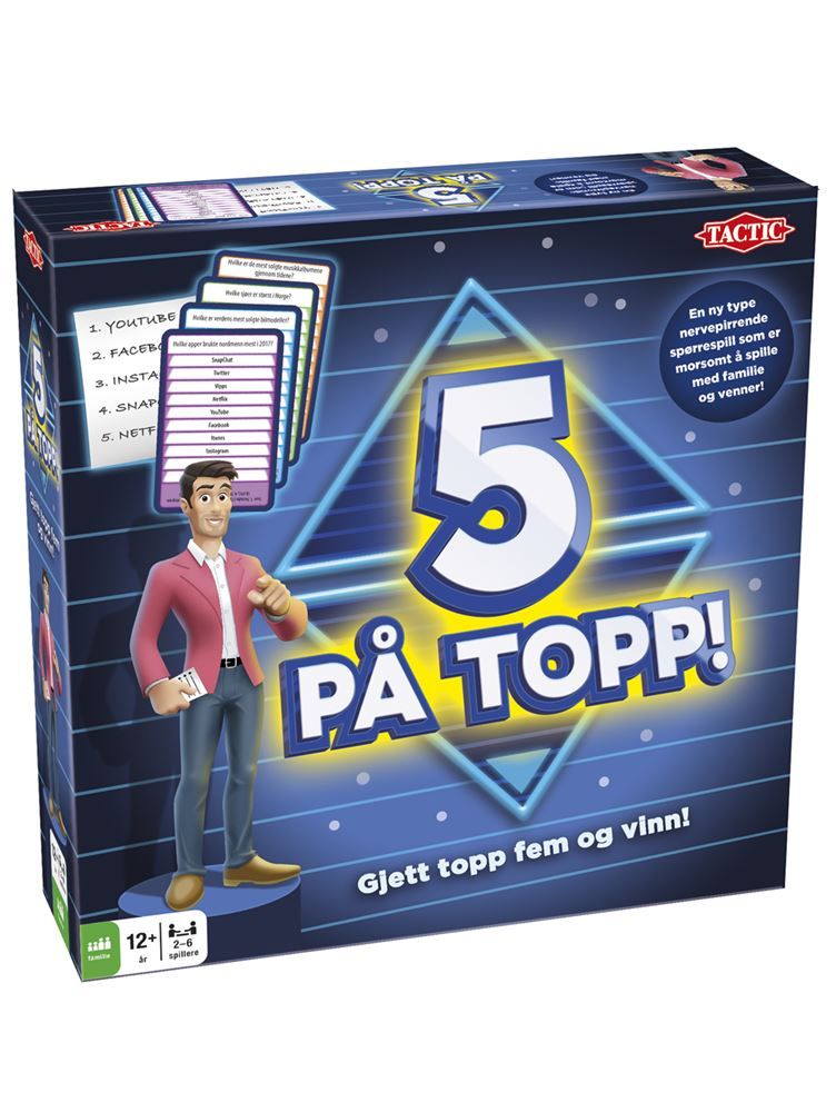 5 på topp