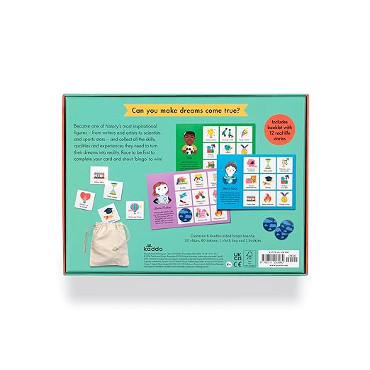 Little People, BIG DREAMS: Dream Big BINGO!: An Inspiring Bingo Game Toy – 26 Sept. 2024