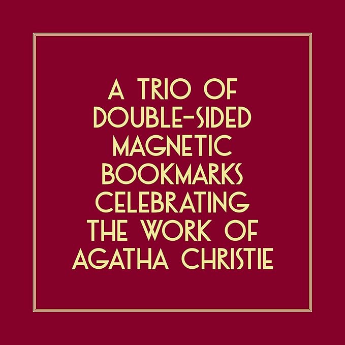 Agatha Christie Magnetic Bookmarks