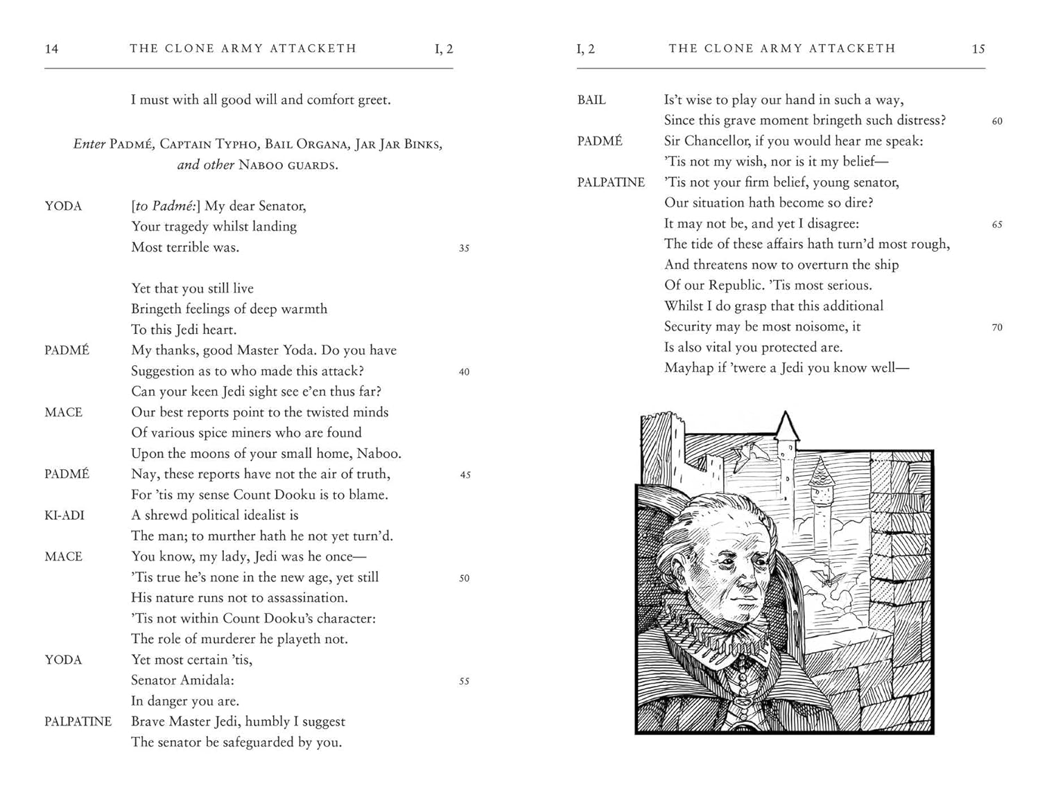 William Shakespeare's The Clone Army Attacketh: Star Wars Part the Second