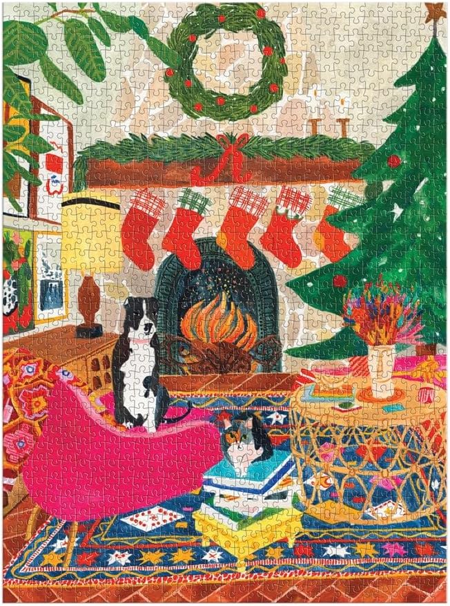 Fireside Friends Jigsaw Puzzle, Multicoloured, 1000 Pieces