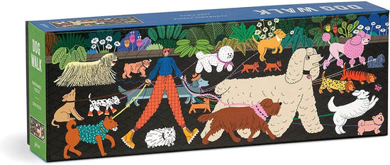 Dog Walk 1000 Piece Panoramic Puzzle