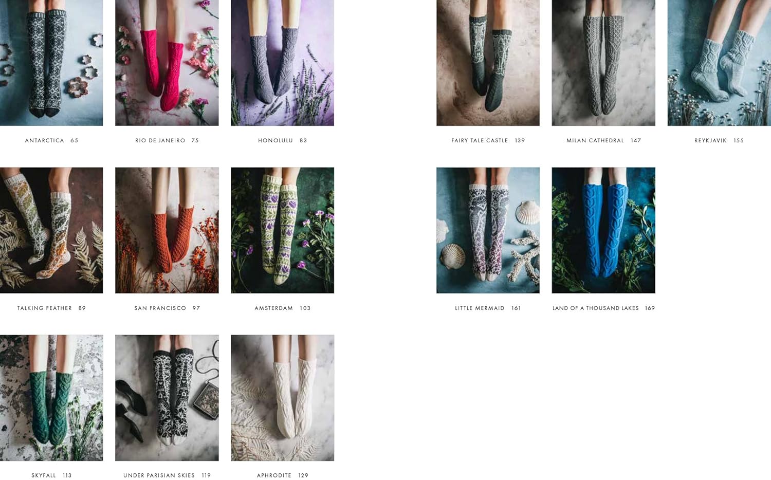 Knitted Socks: 20 gorgeous patterns inspired by places around the world