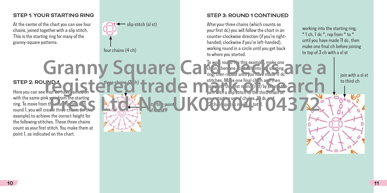 The Granny Square Flowers Card Deck™: 50 Mix and Match Designs (The Granny Square Card Deck™ Collection)