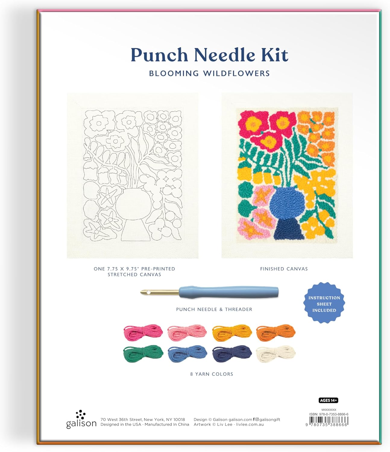 Blooming Wildflowers Punch Needle Kit