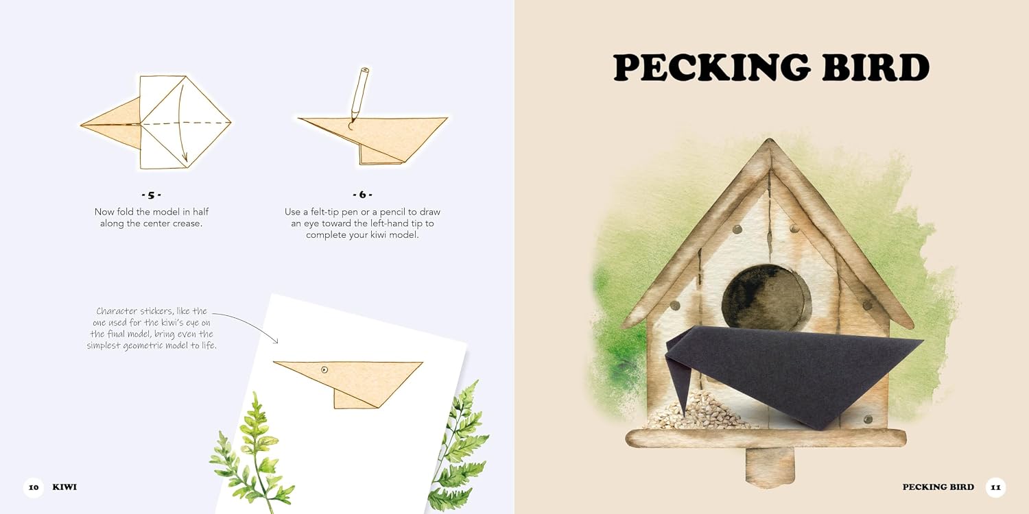Easy Origami Birds