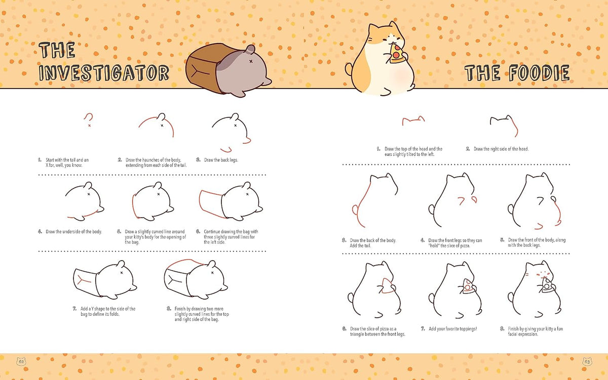 Mini Kawaii Kitties: Learn How to Draw 75 Cats in All Their Glory