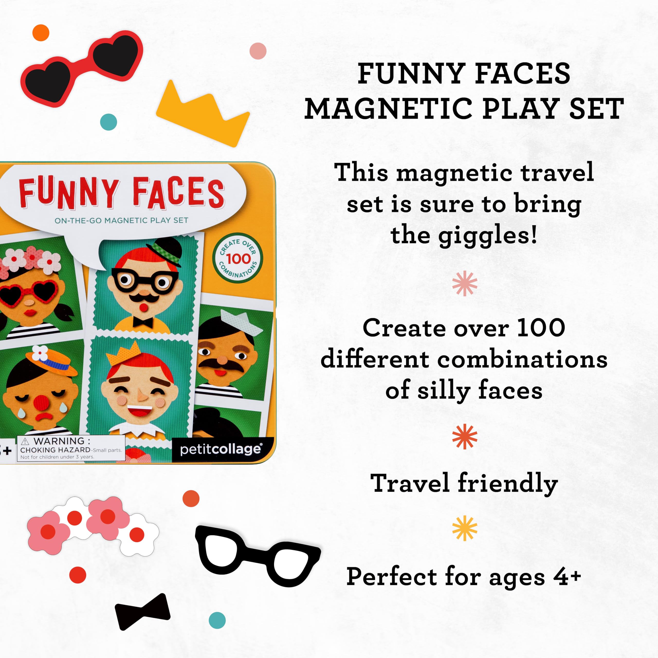 Funny Face Magnetic Travel Play Set