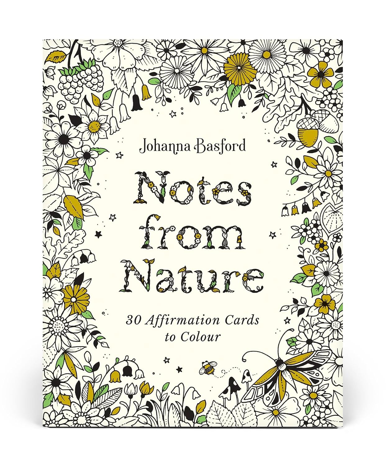 Johanna Basford's Notes from Nature: 30 Affirmation Cards to Colour