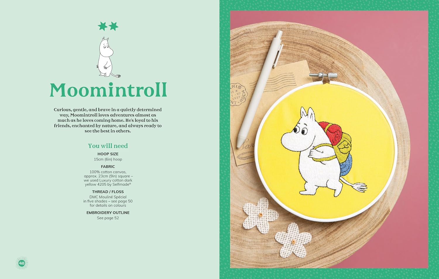 Moomin Embroidery: Stitch the enchanting characters from Moominvalley