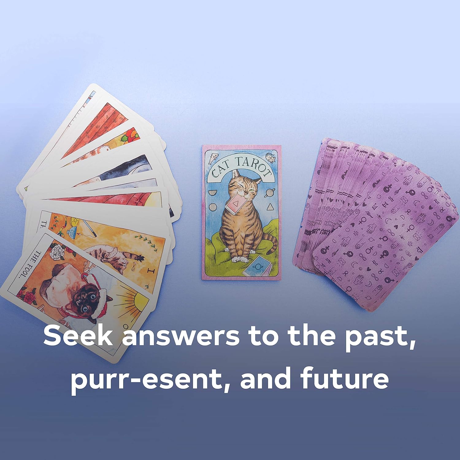 Cat Tarot: 78 Cards and Guidebook