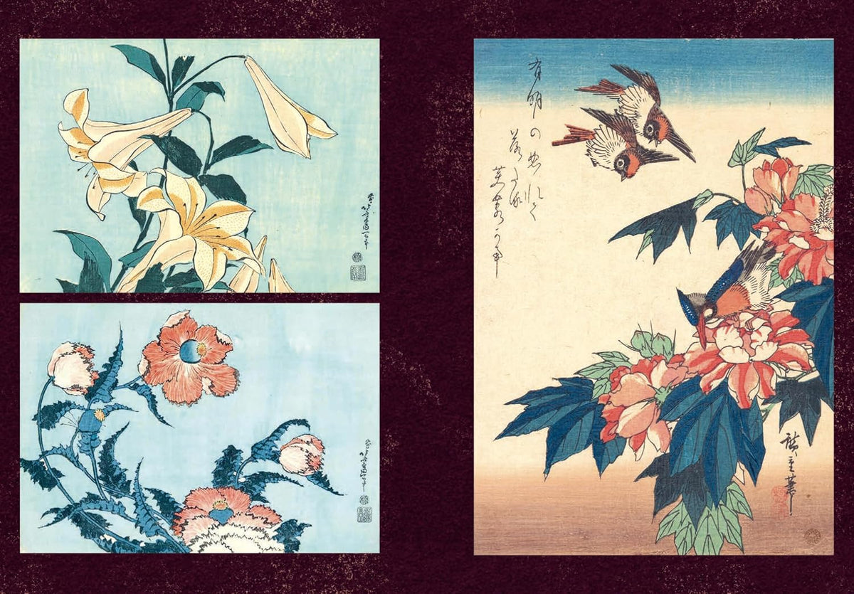 Japanese Flowers: A Little Sticker Book