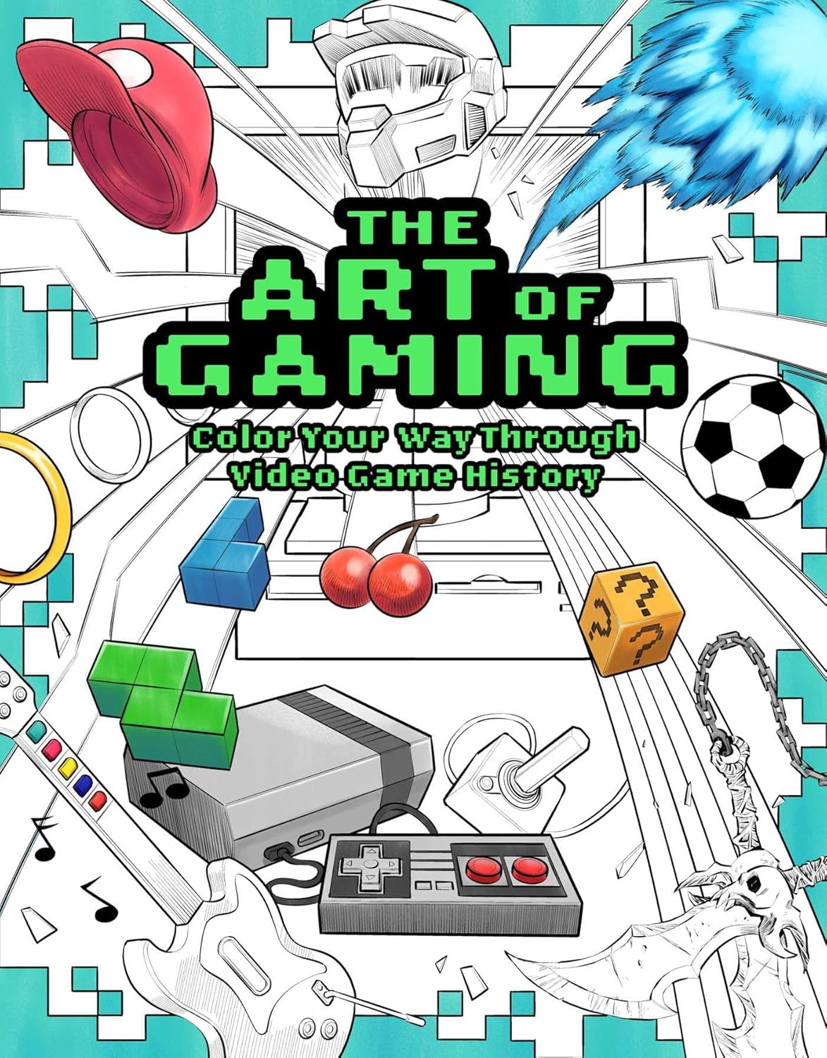 Cutscenes: A Video Game Coloring Book: Color Your Way Through Video Game History