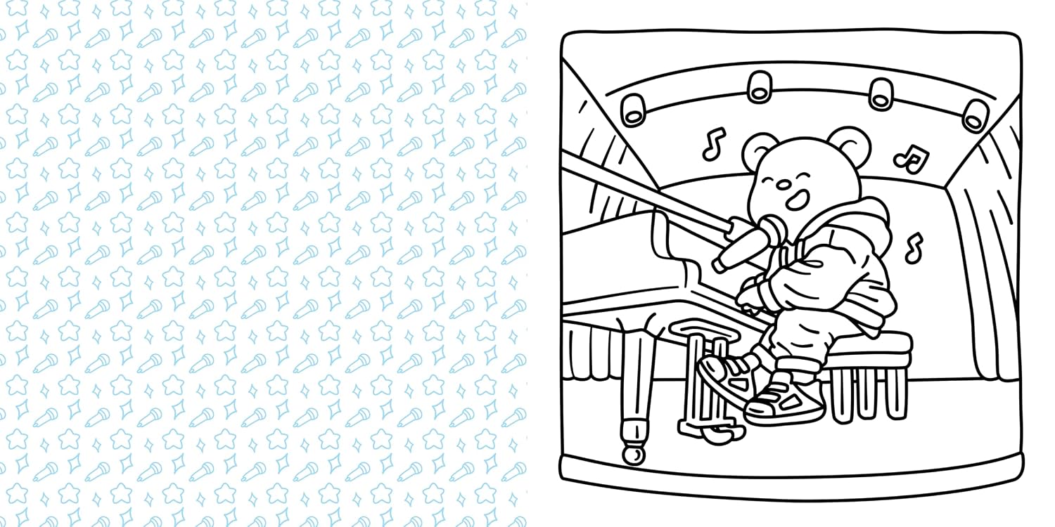 K-Pop Cuties: Adorable Characters to Color