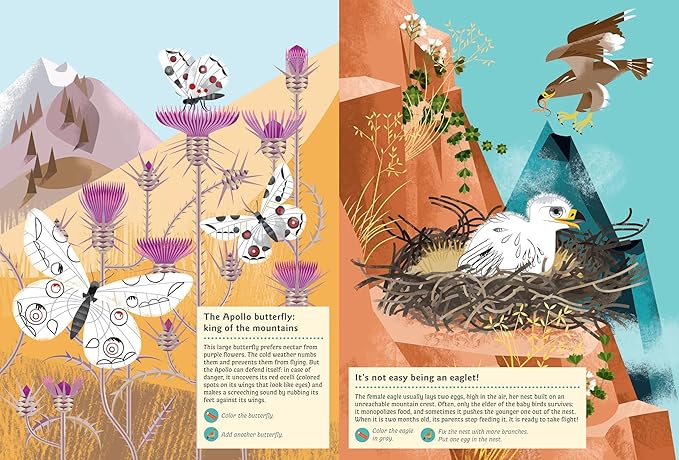 Animals of the Mountains: My Nature Sticker Activity Book