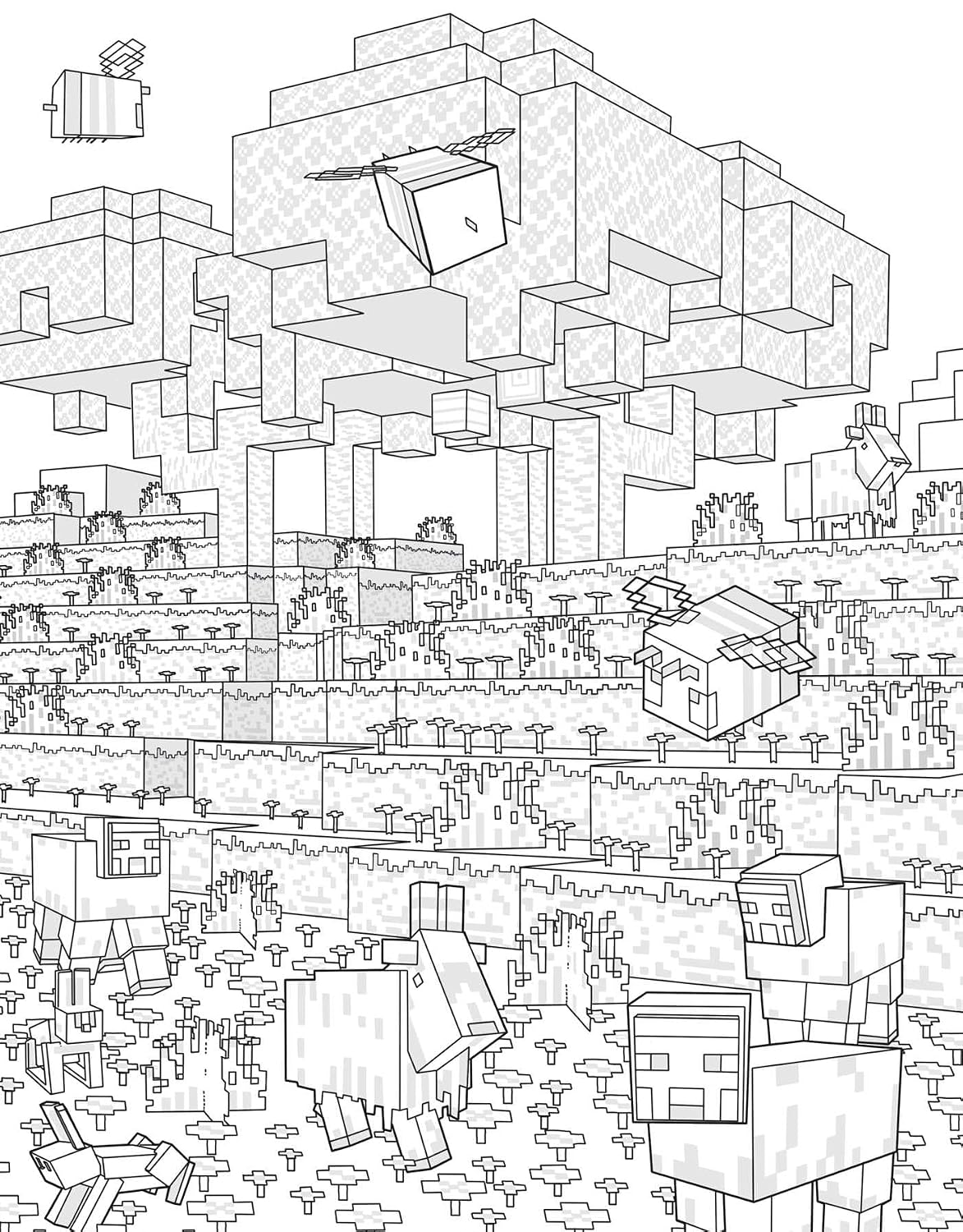 The Official Minecraft Colouring Book, Volume 2