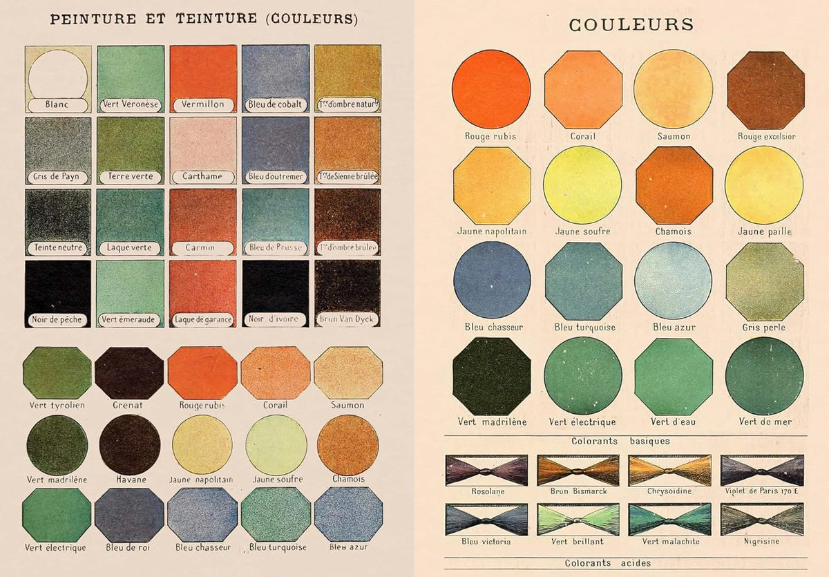 Vintage Colour Palettes: A Little Sticker Book