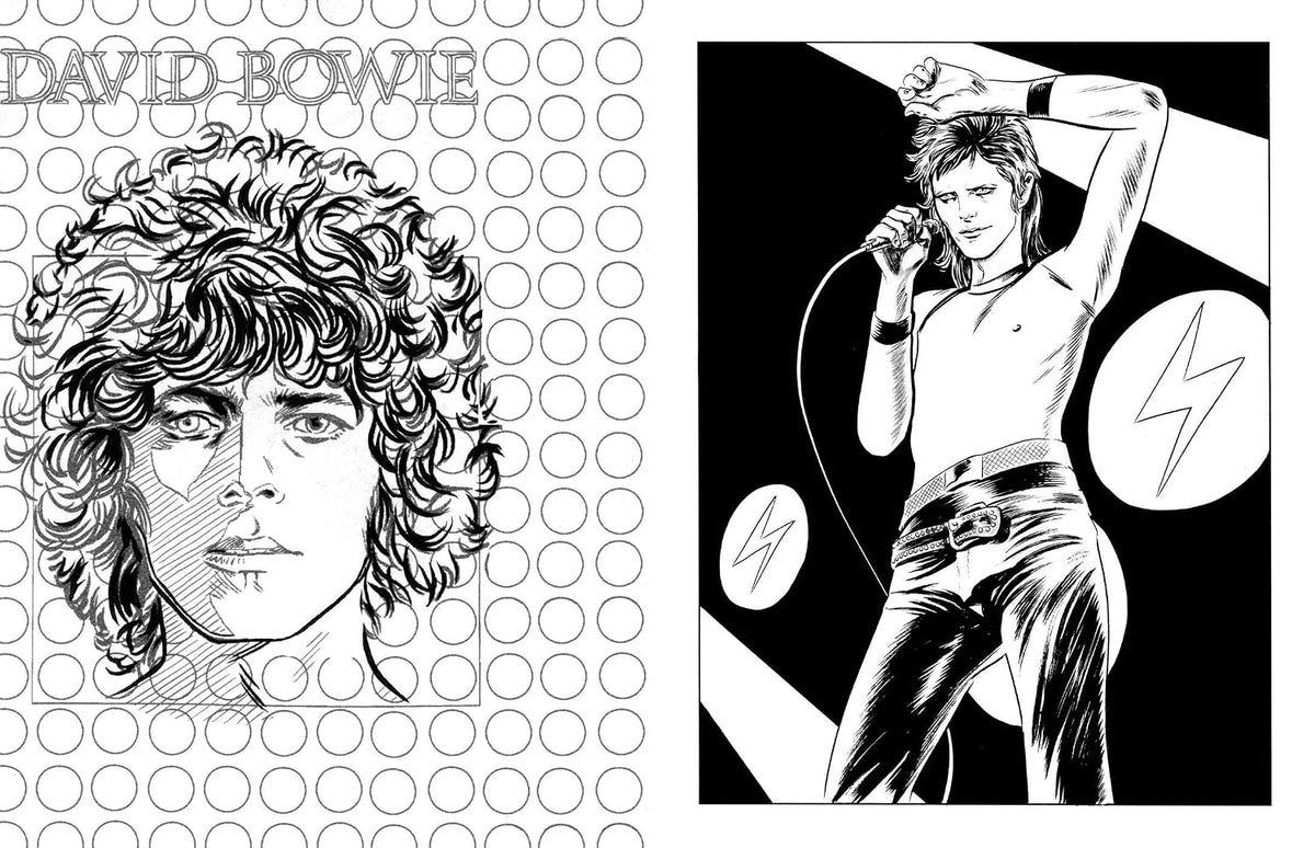 BOWIE: A Michael Allred Coloring Book: The Unauthorized Coloring Book