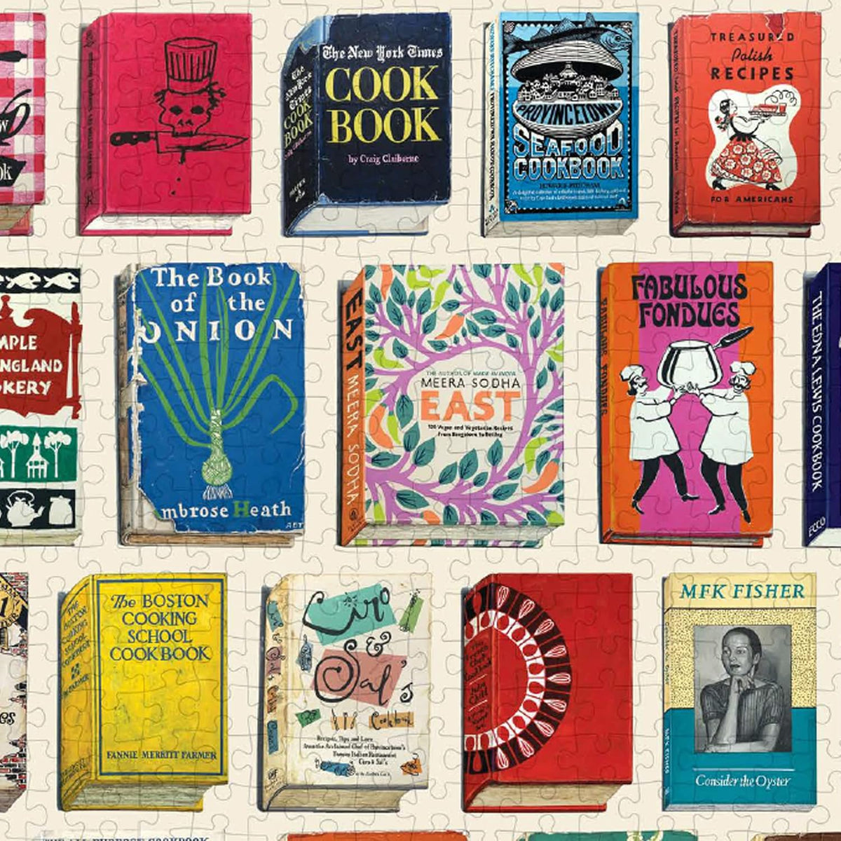 Classic Cookbooks 1000 Piece Puzzle