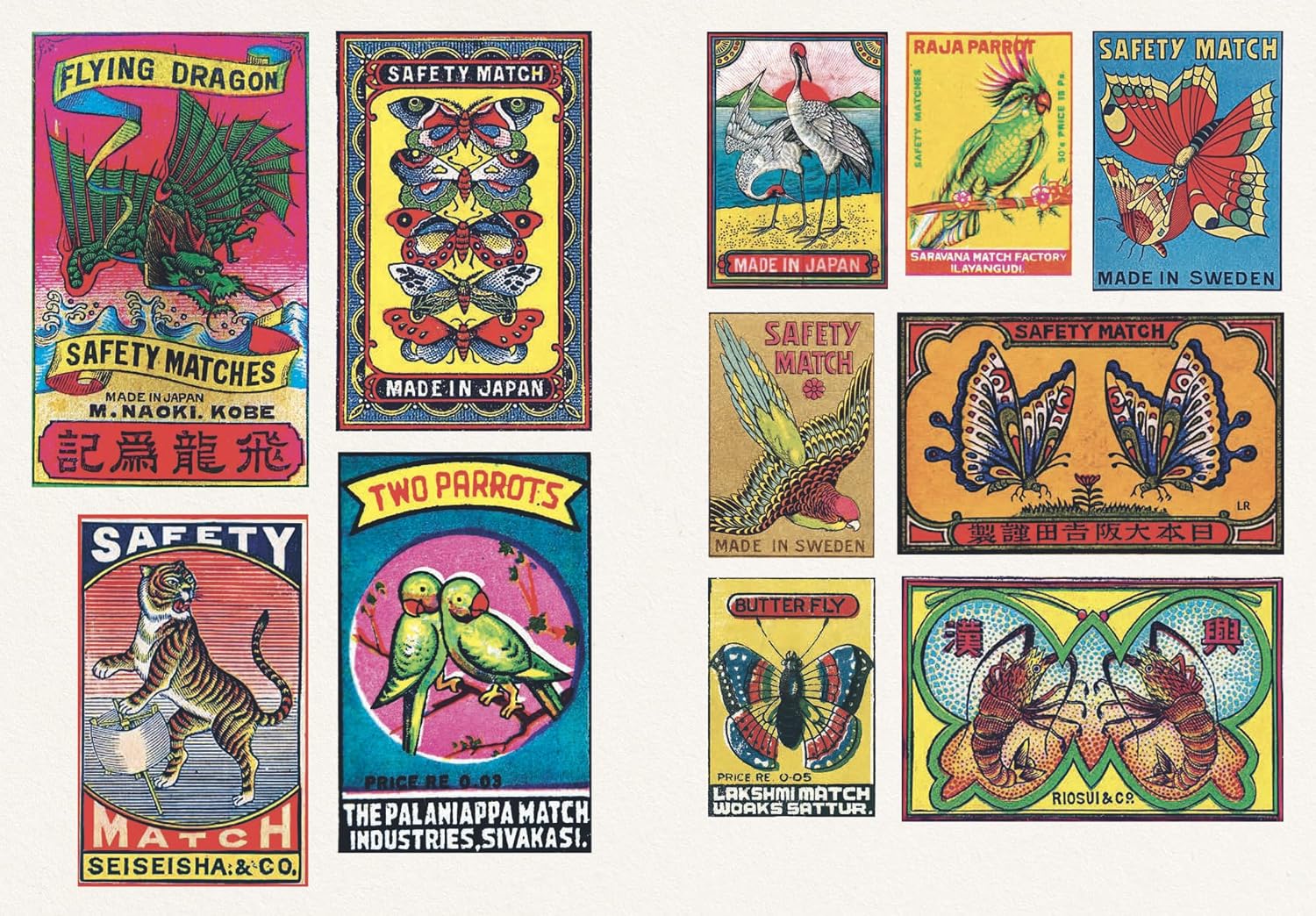 Vintage Matchboxes: A Little Sticker Book
