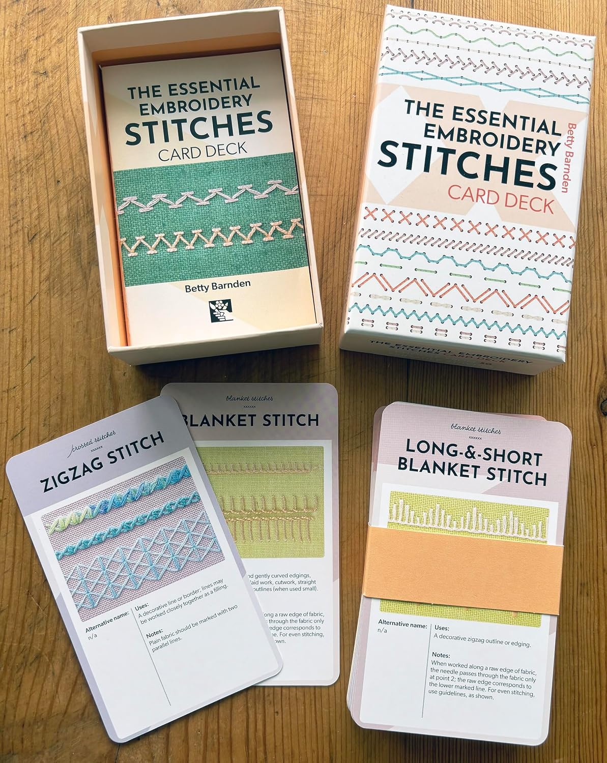 The Essential Embroidery Stitches Card Deck