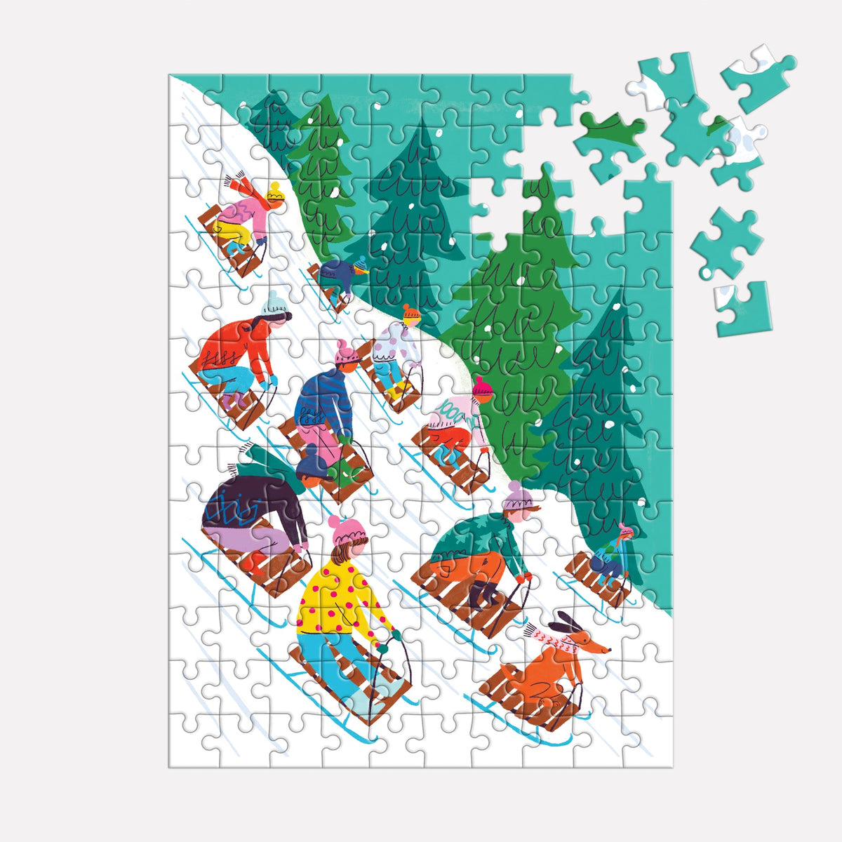 Tree Decorating 130 piece Puzzle Ornament