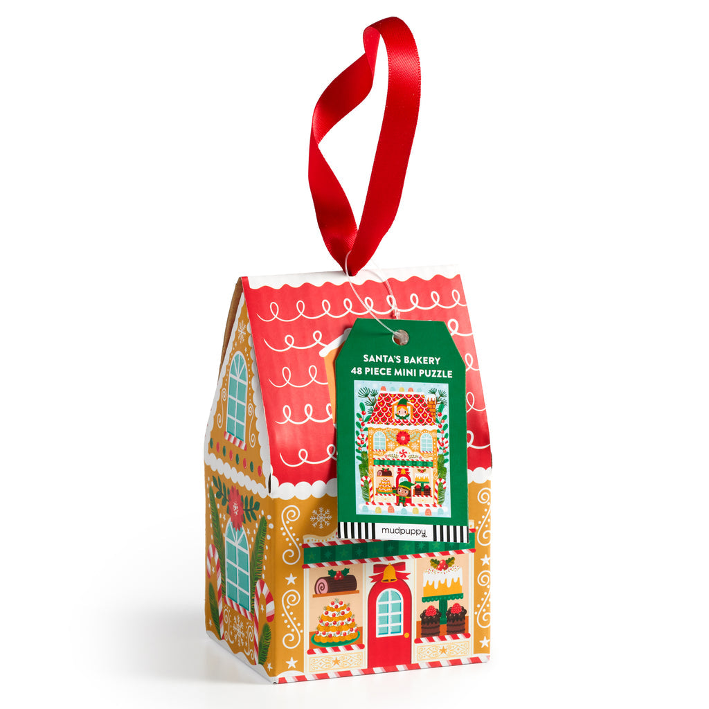 Santas Bakery 48pc Mini Pzl Orname