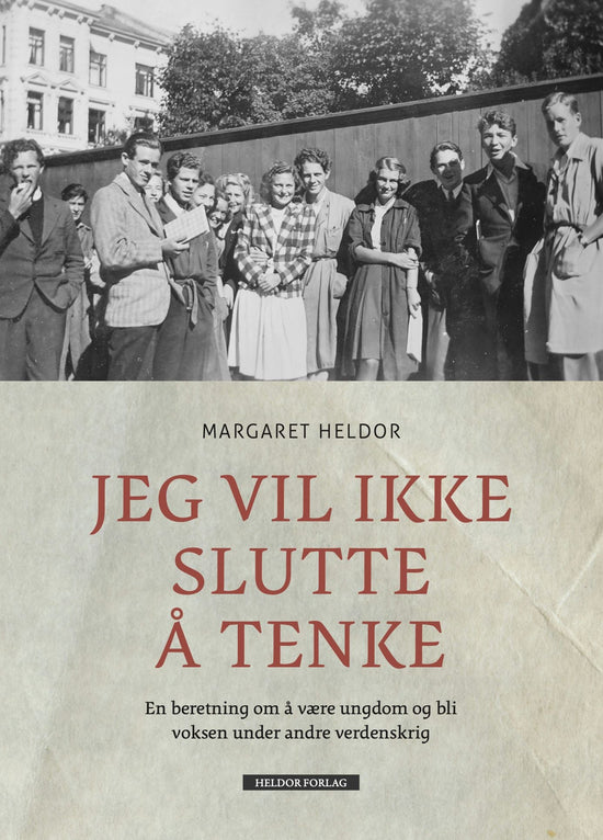 Jeg vil ikke slutte å tenke