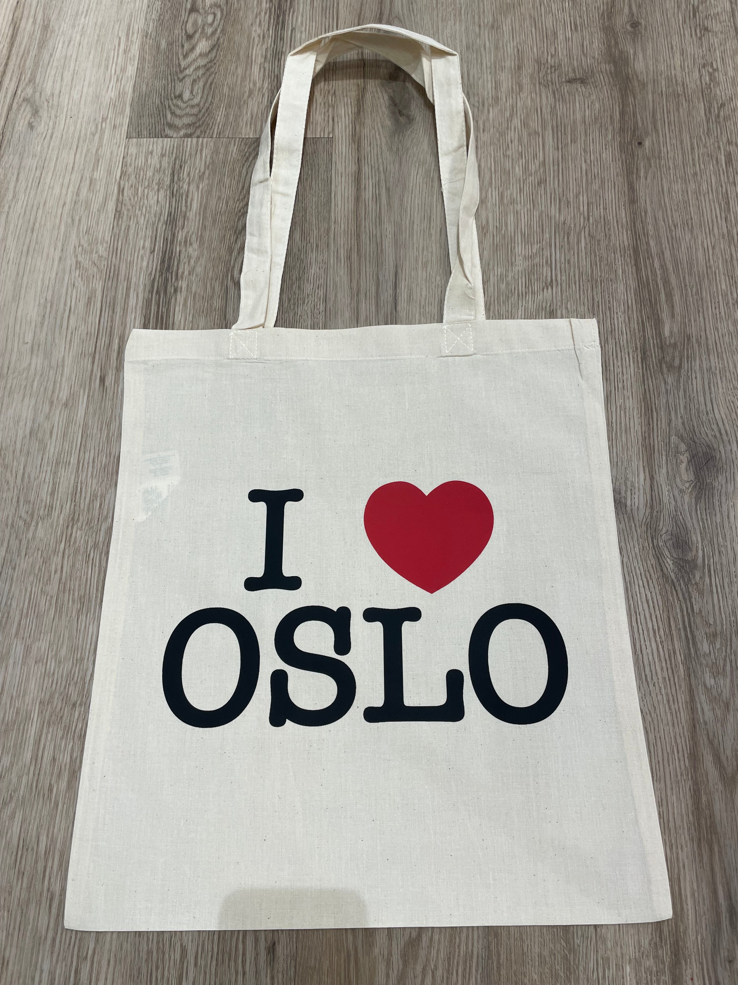 I Love Oslo handlenett hvit