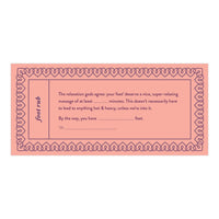 Fill in the Love Love Vouchers, Book of 15 Unique Perforated Coupons