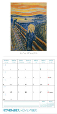 Munch 2027 Veggkalender 18x18