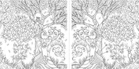 Miniature Enchanted Forest: A Pocket-Sized Adventure Coloring Book