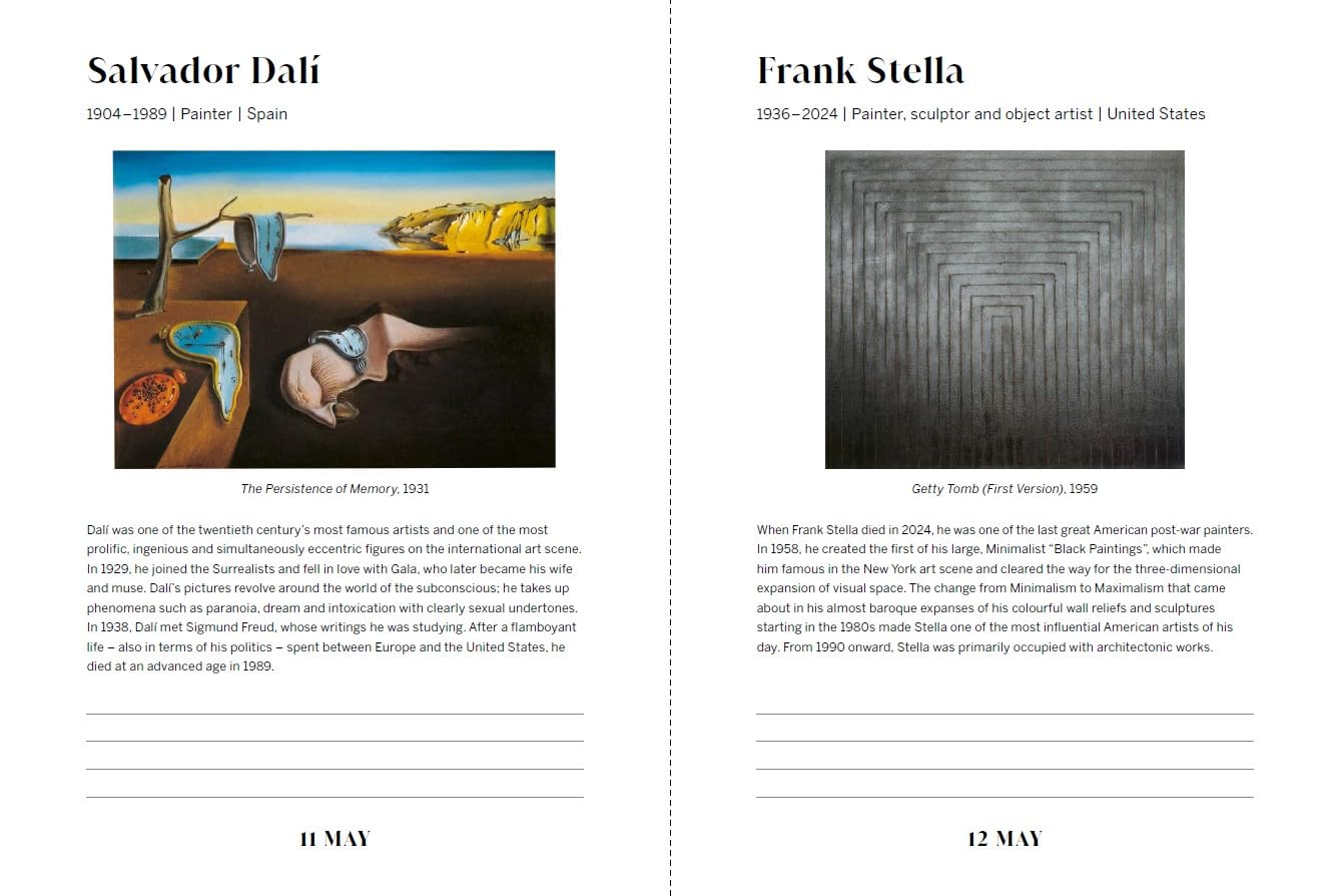 An Artist A Day: A Daily Diary of Artists' Birthdays