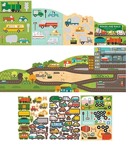 Roads & Rails Sticker Activity Set