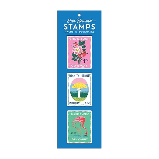 Ever Upward Stamps Magnetic Bookmar