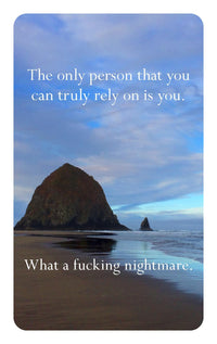 Disappointing Affirmations Deck - 52 Affirmation Cards
