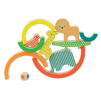 Wild Rainbow Wooden Balancing Toy, Multicoloured
