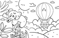 The Big Book of Kawaii Manga World Coloring