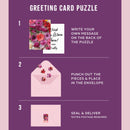 House Puzzzle Ranunculus Greeting Card Puzzle