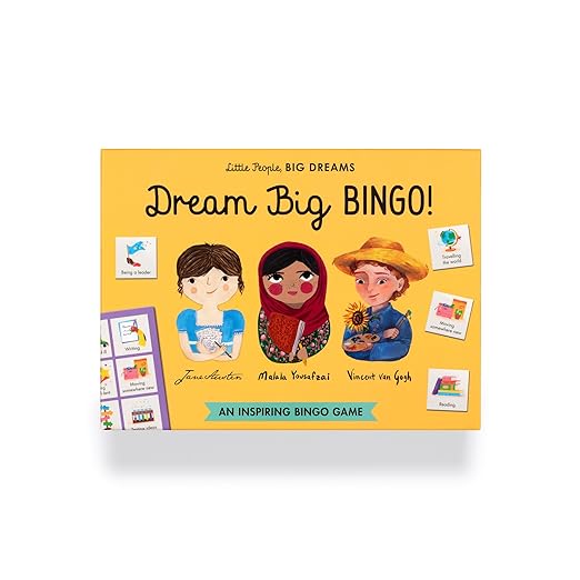 Little People, BIG DREAMS: Dream Big BINGO!: An Inspiring Bingo Game      Toy – 26 Sept. 2024