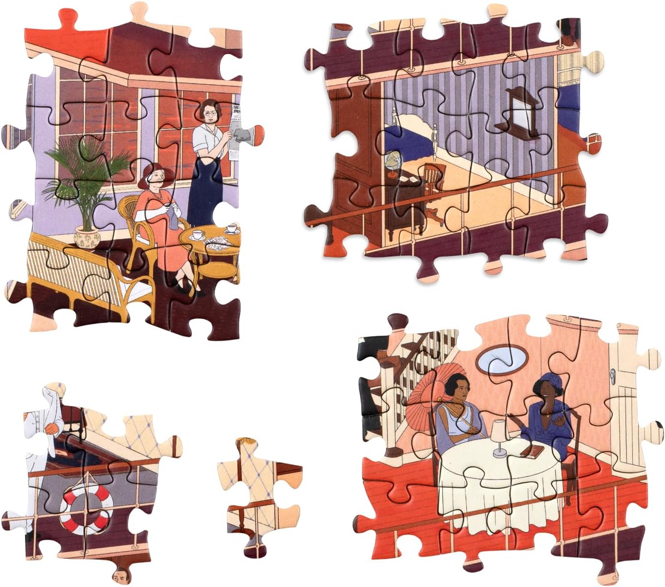The World of Agatha Christie: Death on the Nile: A 1000-piece jigsaw puzzle with 50 clues to spot