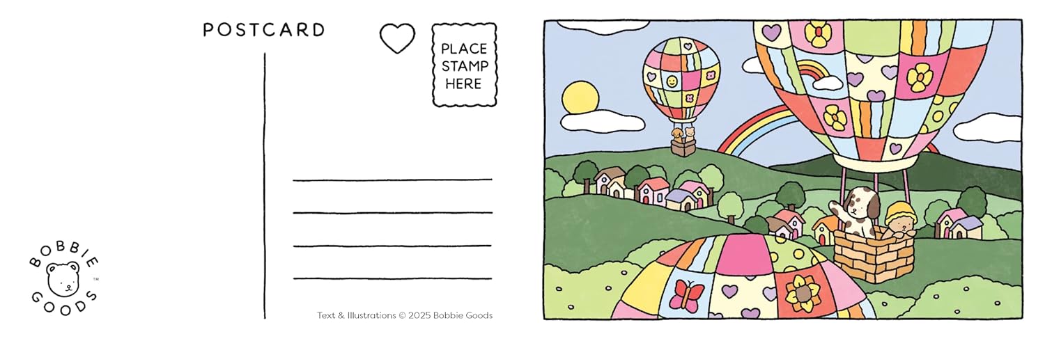 Bobbie Goods Postcard Coloring Book