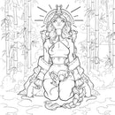Lunar: A Zodiac Art & Coloring Book
