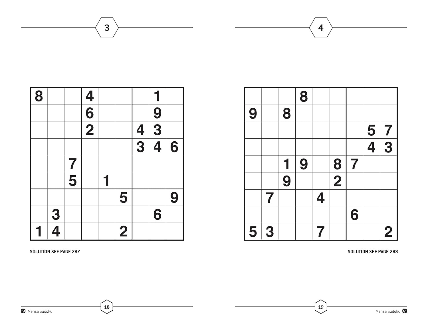 Mensa Sudoku: Put your logical reasoning to the test with more than 200 tricky puzzles to solve