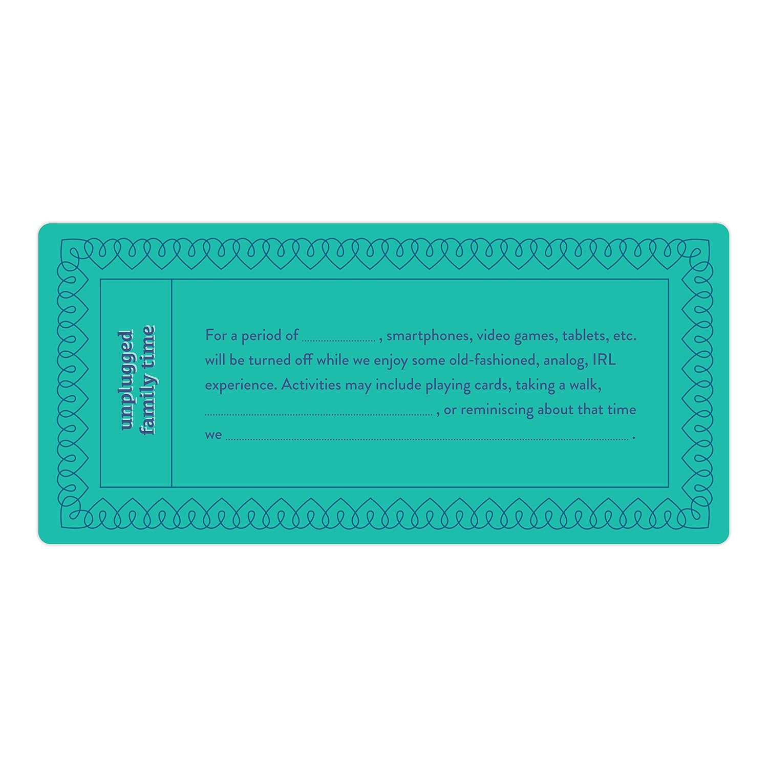 Fill in the Love Dad Vouchers, Booklet of 15 Dad Coupons